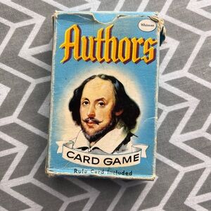Vintage Whitman Authors Card Game